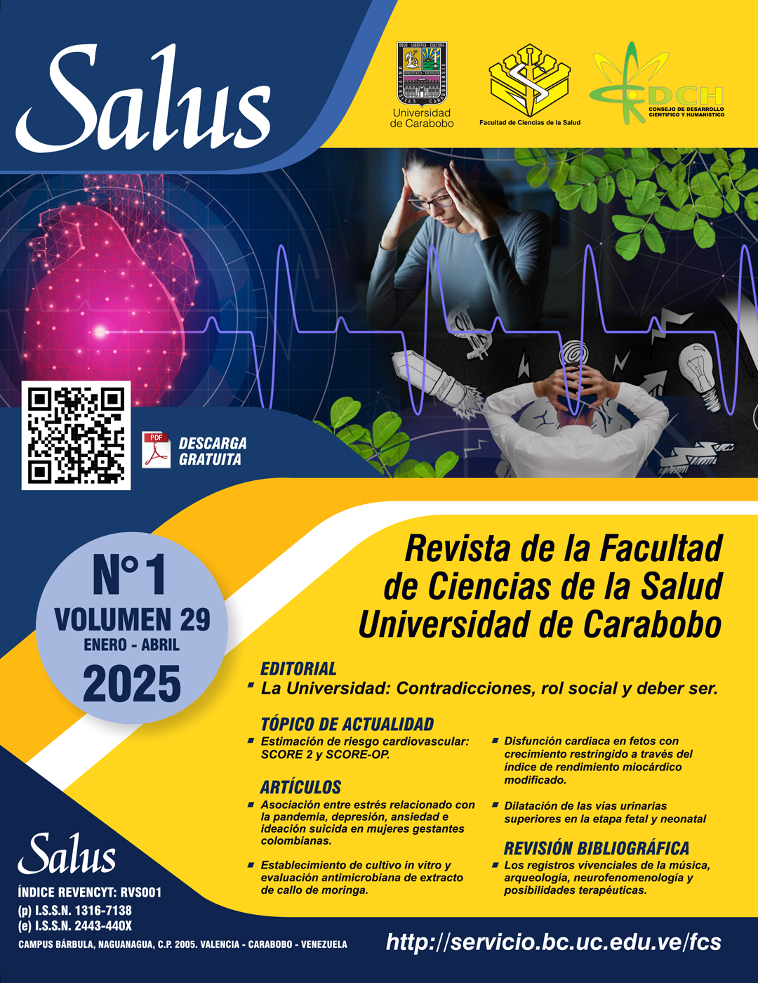 Revista Salus Volumen 29 Nº 1